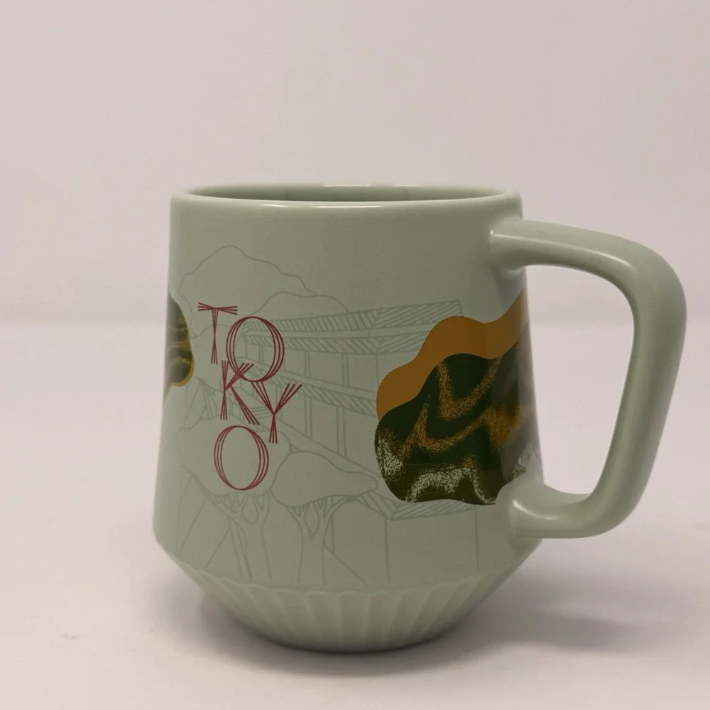 Starbucks Reserve‎ Roastery Tokyo Microblend Pleated Mug Green 355ml New w/ Box